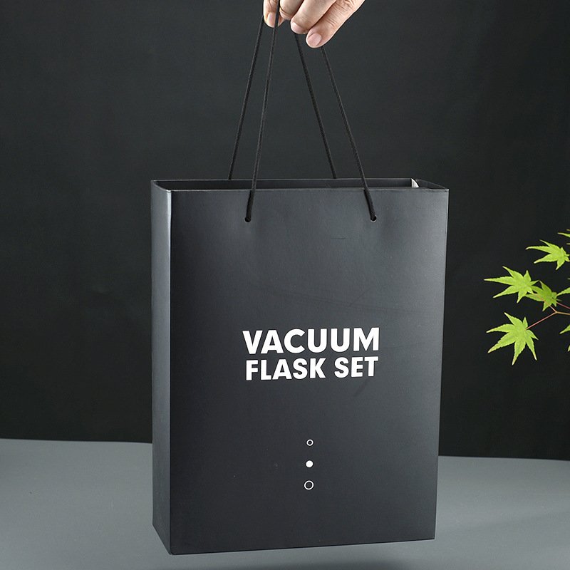 Free Samples 500ml vacuum flask gift set thermos bottle with two cups 304 stainless steel double wall insulated