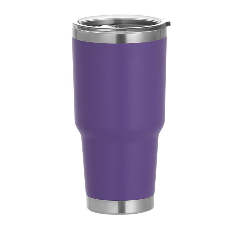 Insulated Travel Coffee Thermal Mug 30 Oz Double Wall Vacuum Drinking Stainless Steel Tumbler Cup With Spill Proof Lid