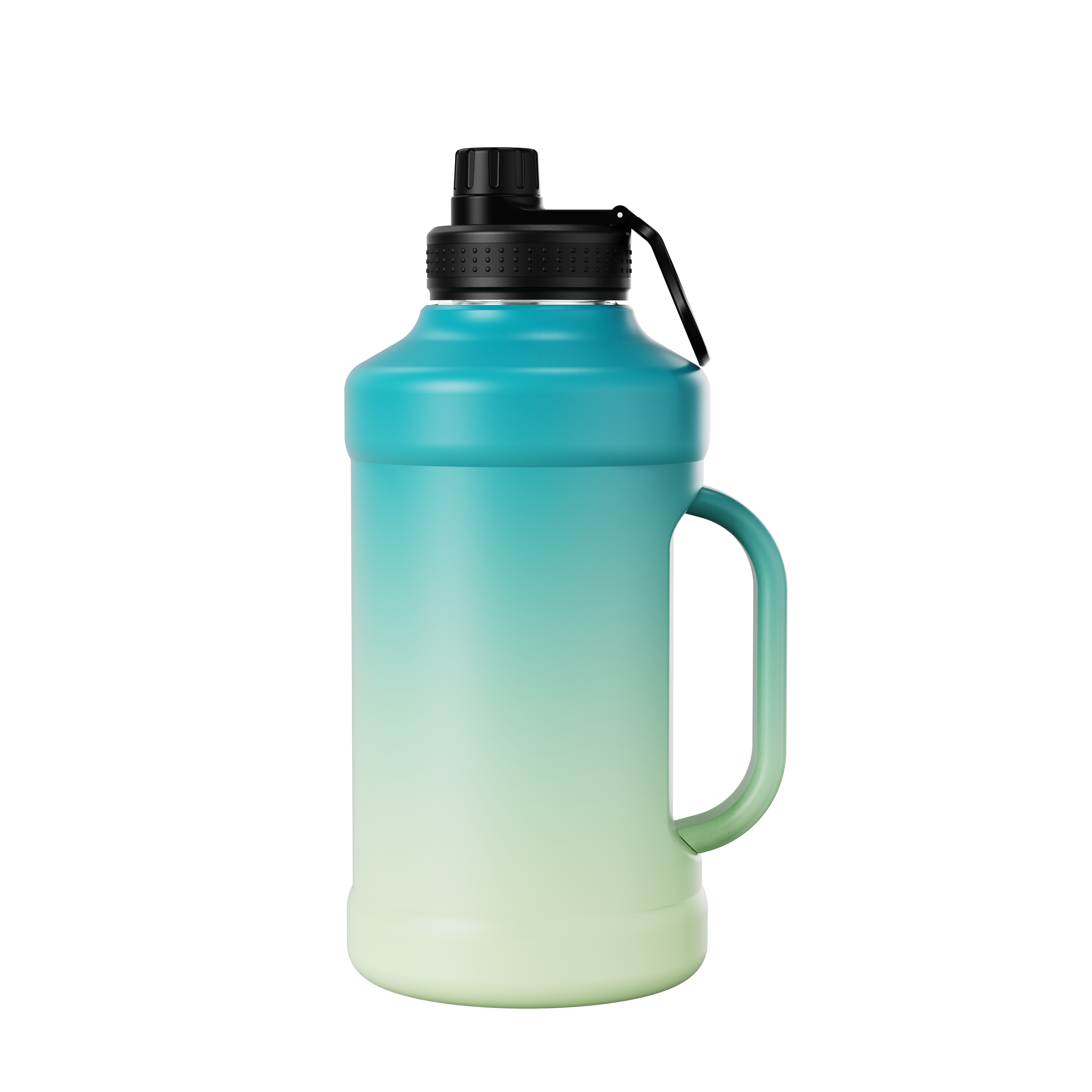 New Quality Assurance Double Wall Insulated Wide Mouth Gym Vacuum Flask Stainless Steel Sports Water Bottle with Spout Chug Lid