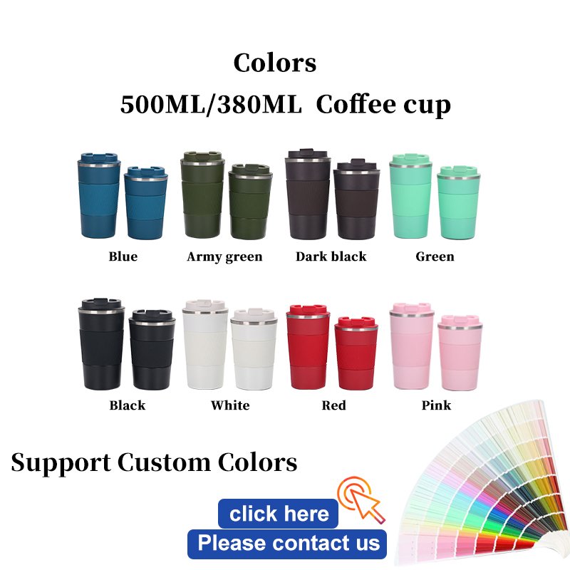ZP 12oz 17oz in stock Wholesale Double Walled Stainless Steel Travel Coffee Mug Vacuum Insulated Reusable Coffee Tumbler Cup