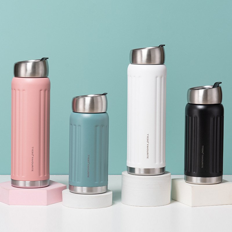 500ML Stainless Steel Coffee Mug Leak Proof Thermos Travel Thermal Flask Vacuum Insulated Flask Tea Milk Water Bottle