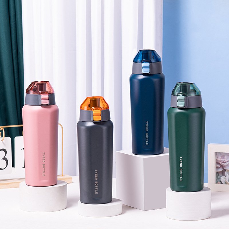 500ML Stainless Steel Coffee Mug Leak Proof Thermos Travel Thermal Flask Vacuum Insulated Flask Tea Milk Water Bottle