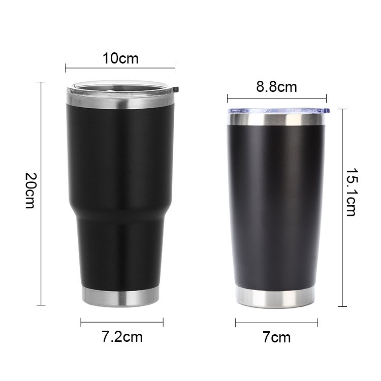 Coffee 20oz 30oz Tumbler Cup In Bulk Stainless Steel Double Walled tumbler With Straw