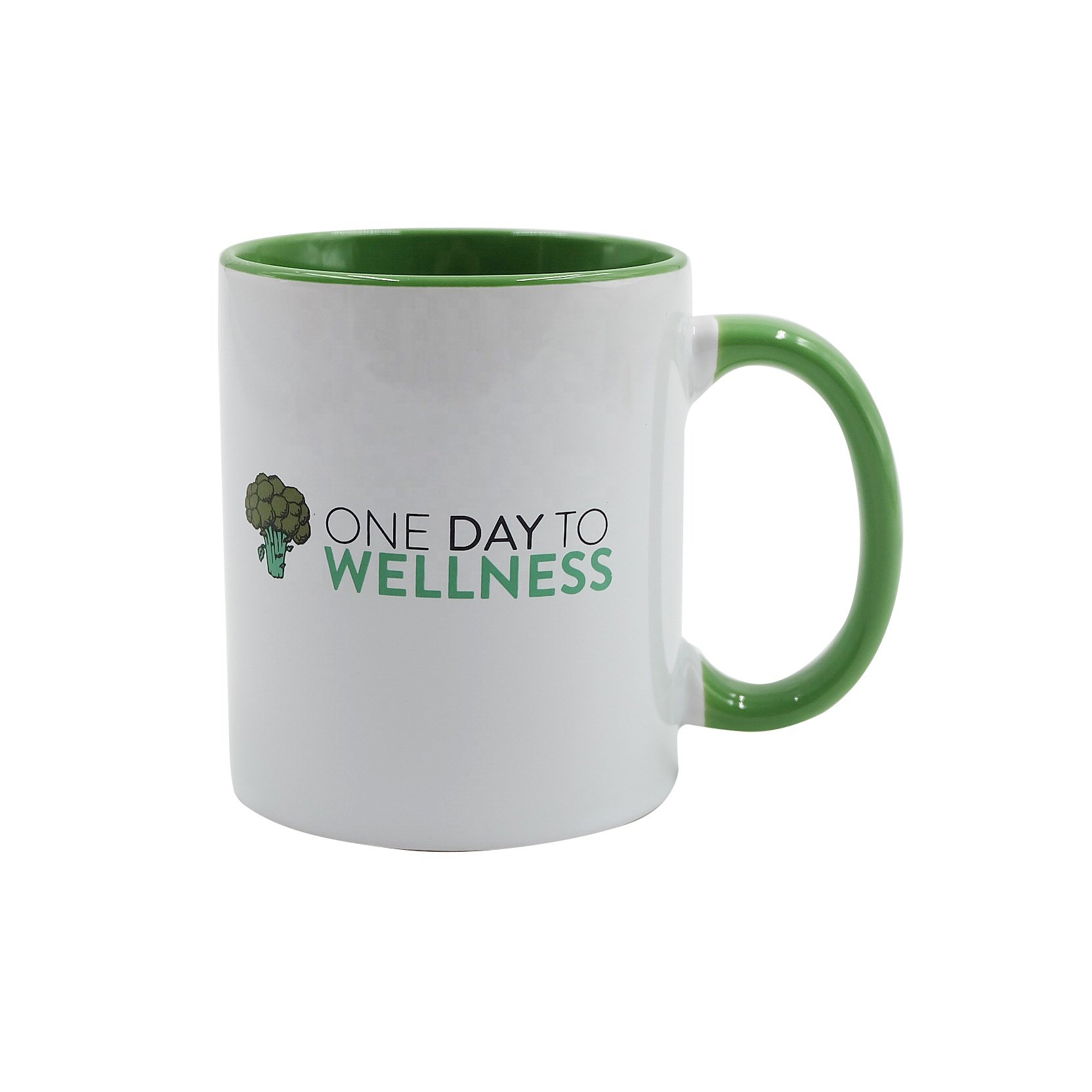 Customizable 11 Oz White Ceramic Mug Sustainable Porcelain With Handgrip Promotional Gift Box For Coffee Logo Personalization