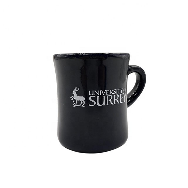 Customizable 11 Oz White Ceramic Mug Sustainable Porcelain With Handgrip Promotional Gift Box For Coffee Logo Personalization