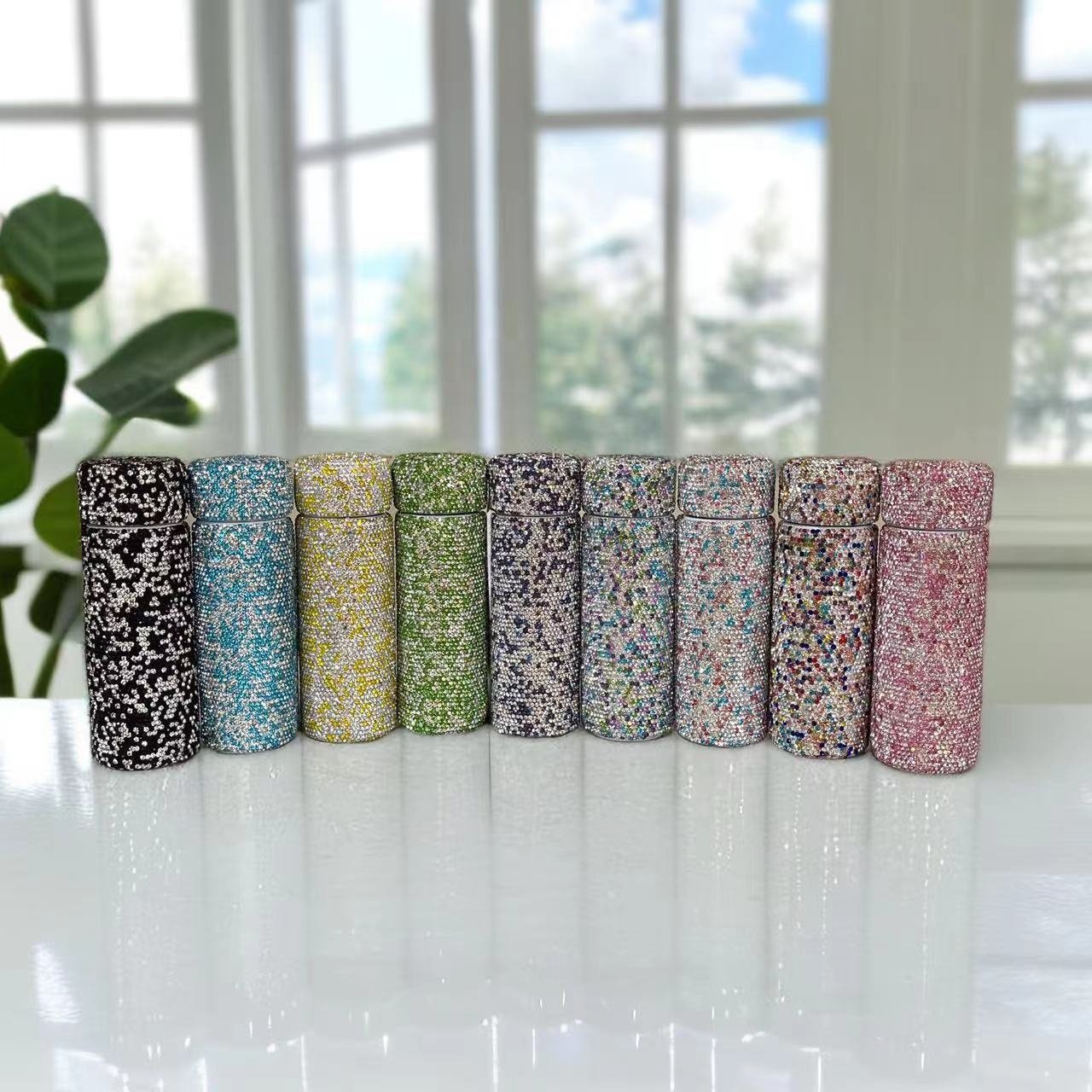 New Creative Fashion Luxury Ladies Gift Cup Water Bottle Stainless Steel Vacuum Flask