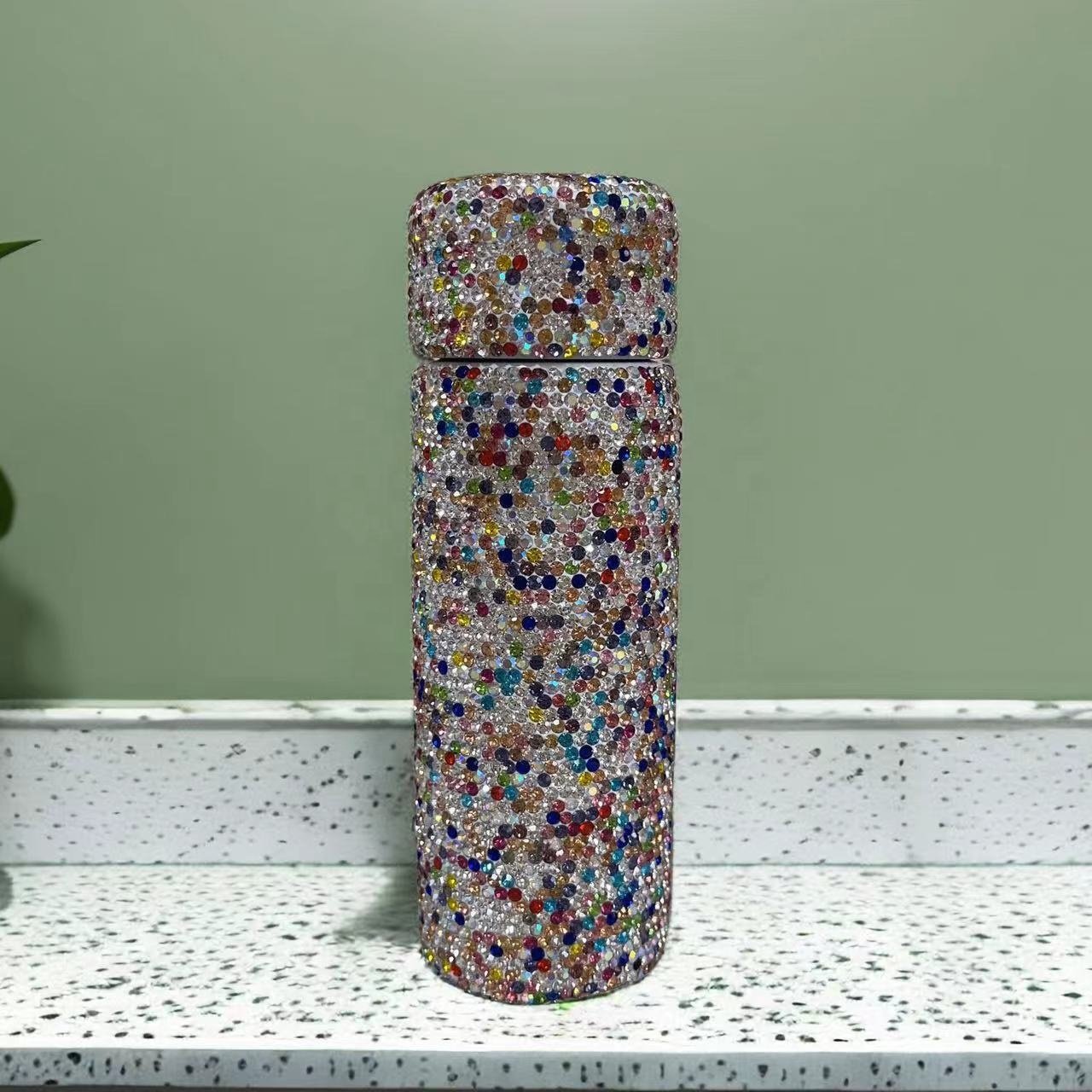 New Creative Fashion Luxury Ladies Gift Cup Water Bottle Stainless Steel Vacuum Flask
