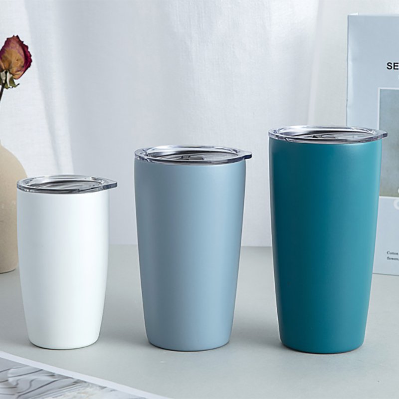 8oz 12oz 16oz Tumbler Stainless Steel Construction Vacuum Insulated Mug with Splash Proof Stainless Steel For Coffee and Tea Cup