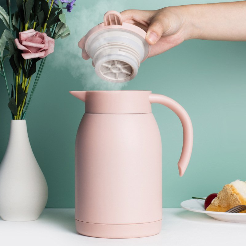 Wholesale Home Hotel Tea Warming Kettle 304 Stainless Steel Colourful 900ML Coffee Pot Insulated Vacuum Flasks