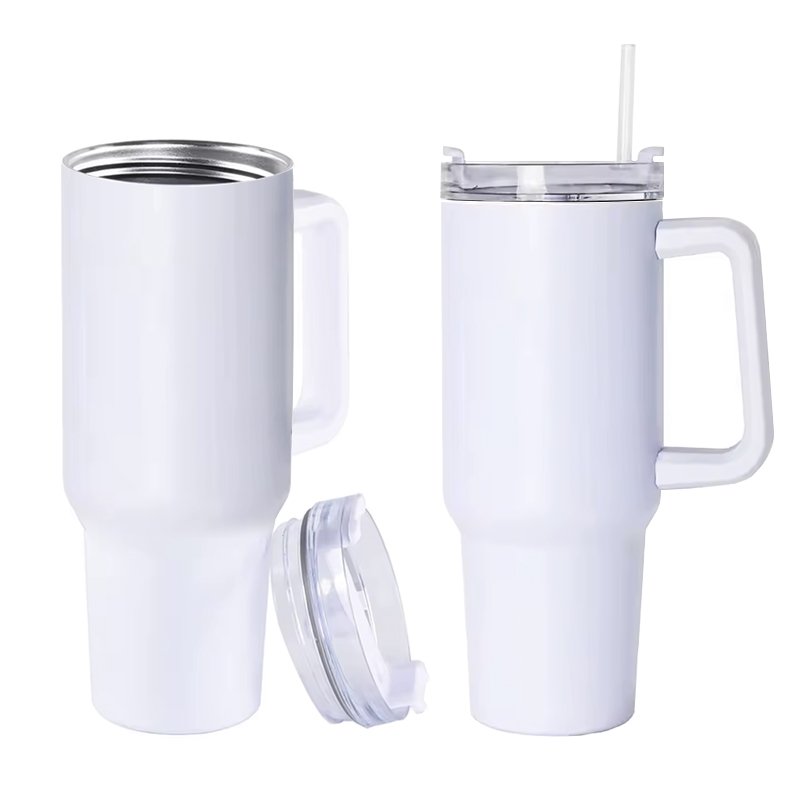 Hot Sale 40oz Adventure Tumbler Double Wall Stainless Steel Vacuum Insulated sublimation Travel Mug With Handle