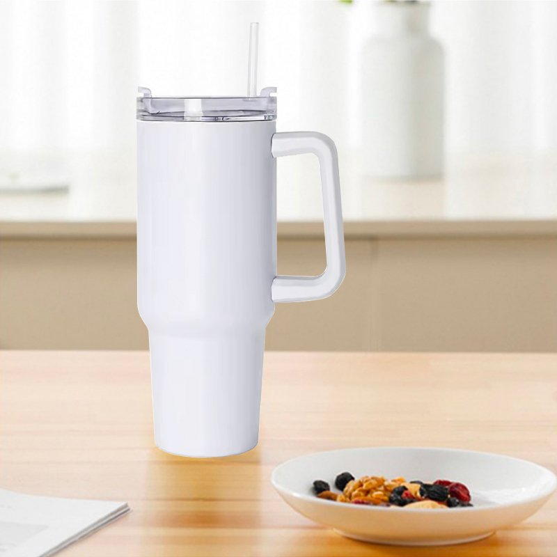 Hot Sale 40oz Adventure Tumbler Double Wall Stainless Steel Vacuum Insulated sublimation Travel Mug With Handle