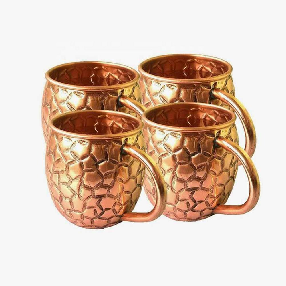 Bubble Design Copper Moscow Mule Mug custom Moscow mule mug Double Wall Coffee Mug Insulated Tumblers