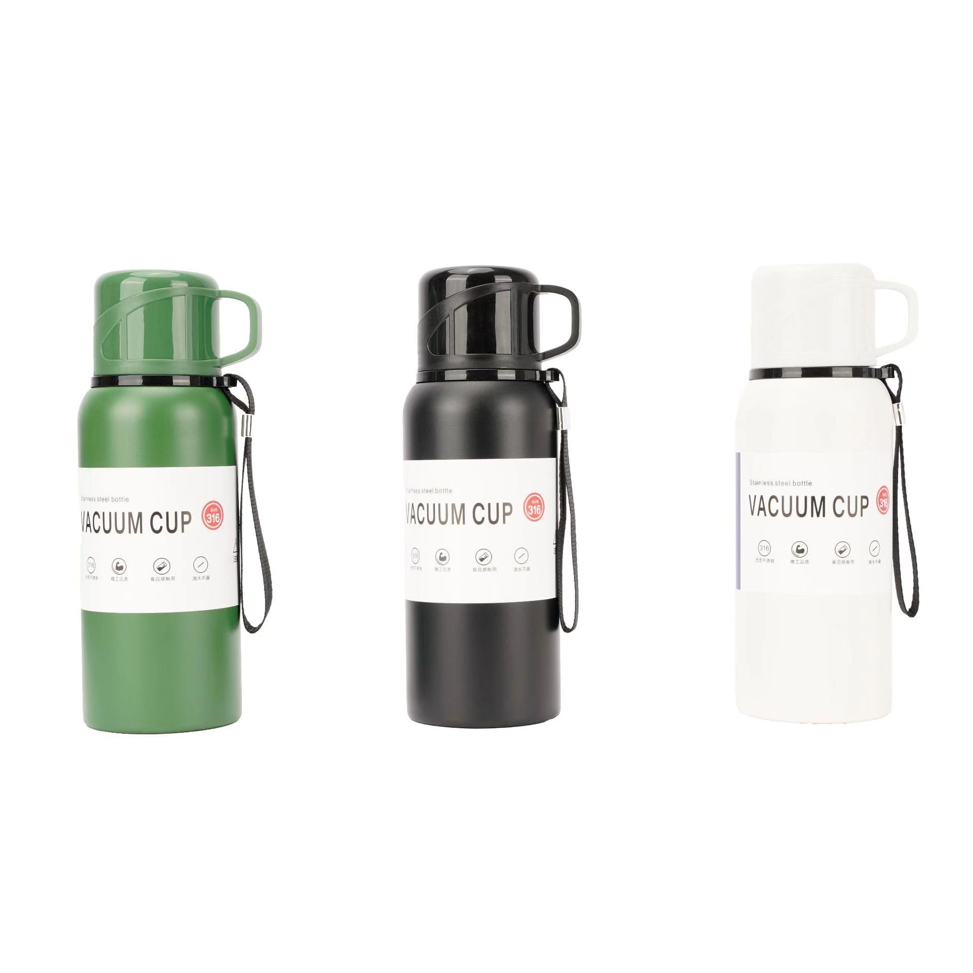 Stainless Steel Thermo Bottle Portable Large Capacity Insulated Water Bottle Thermo Outdoor Sports Water Vacuum Flask