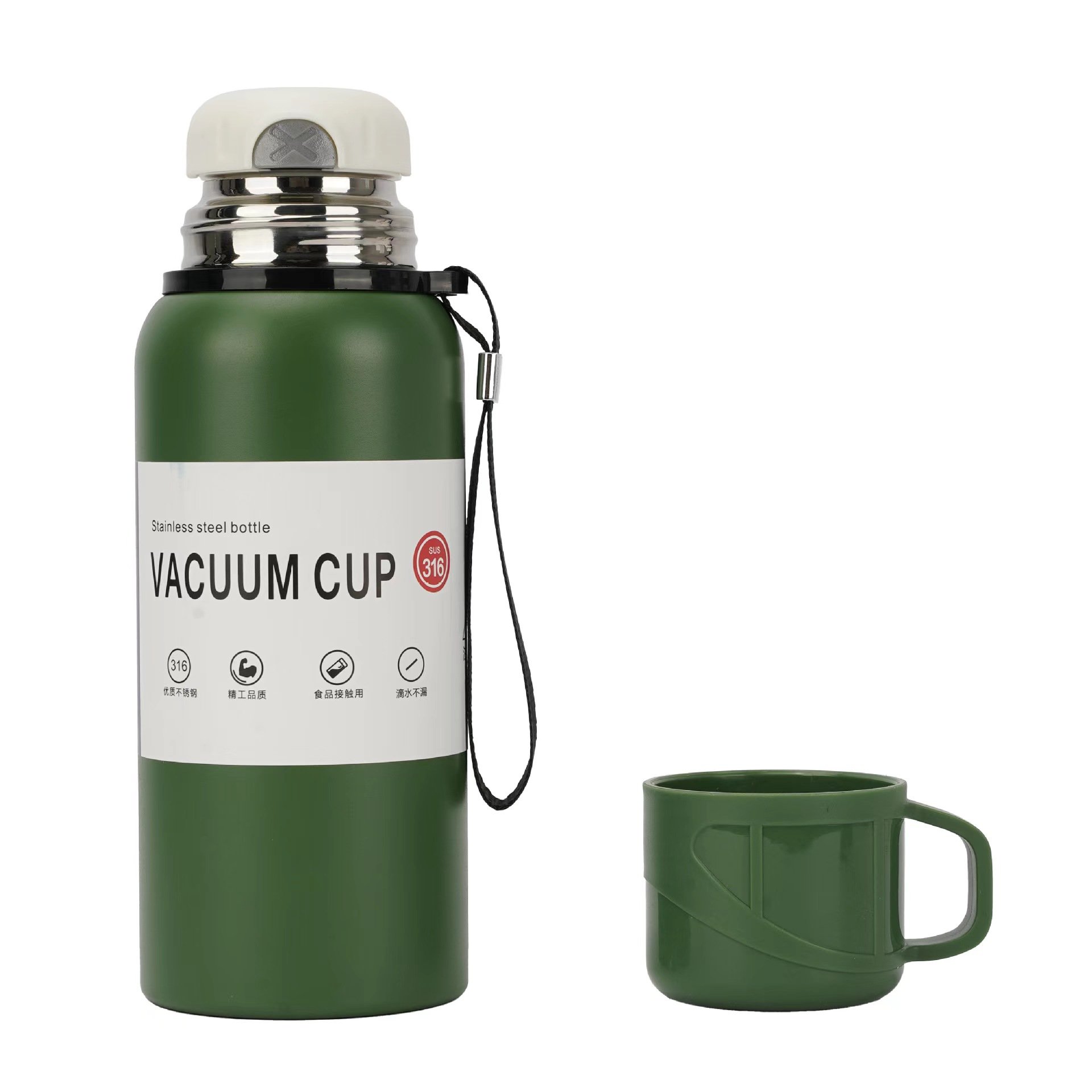 Stainless Steel Thermo Bottle Portable Large Capacity Insulated Water Bottle Thermo Outdoor Sports Water Vacuum Flask