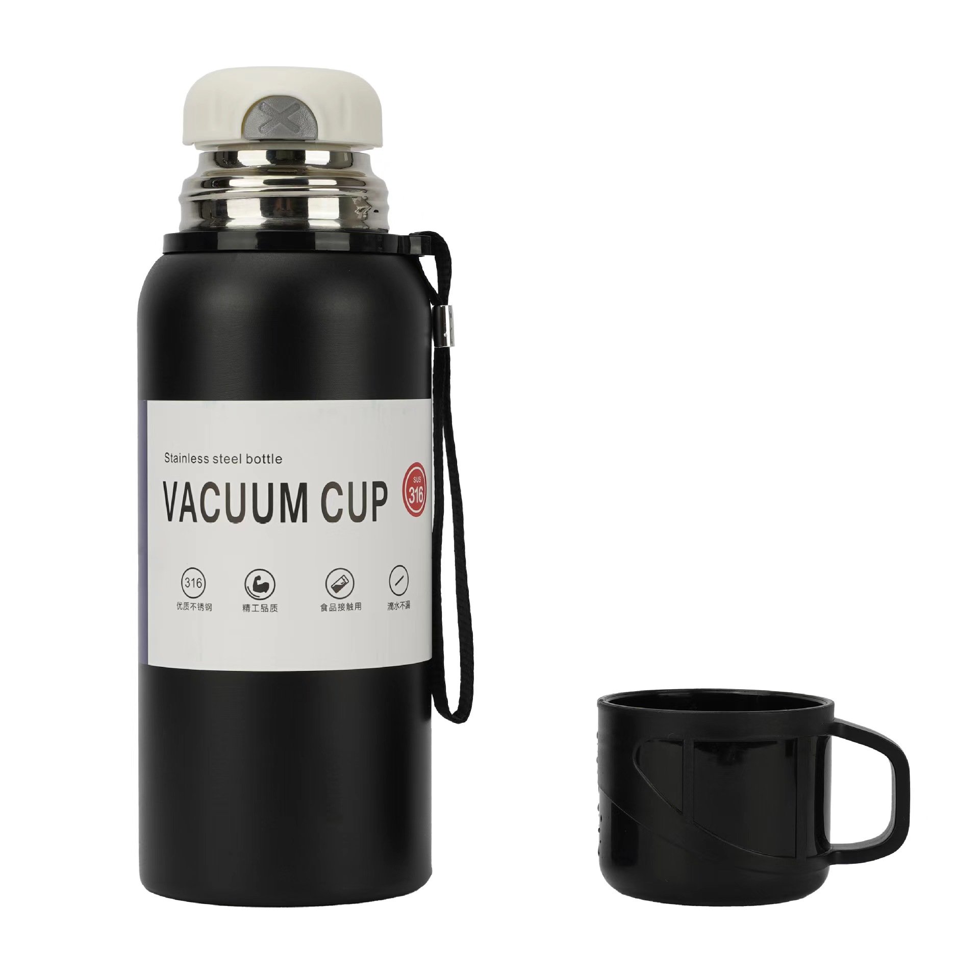Stainless Steel Thermo Bottle Portable Large Capacity Insulated Water Bottle Thermo Outdoor Sports Water Vacuum Flask