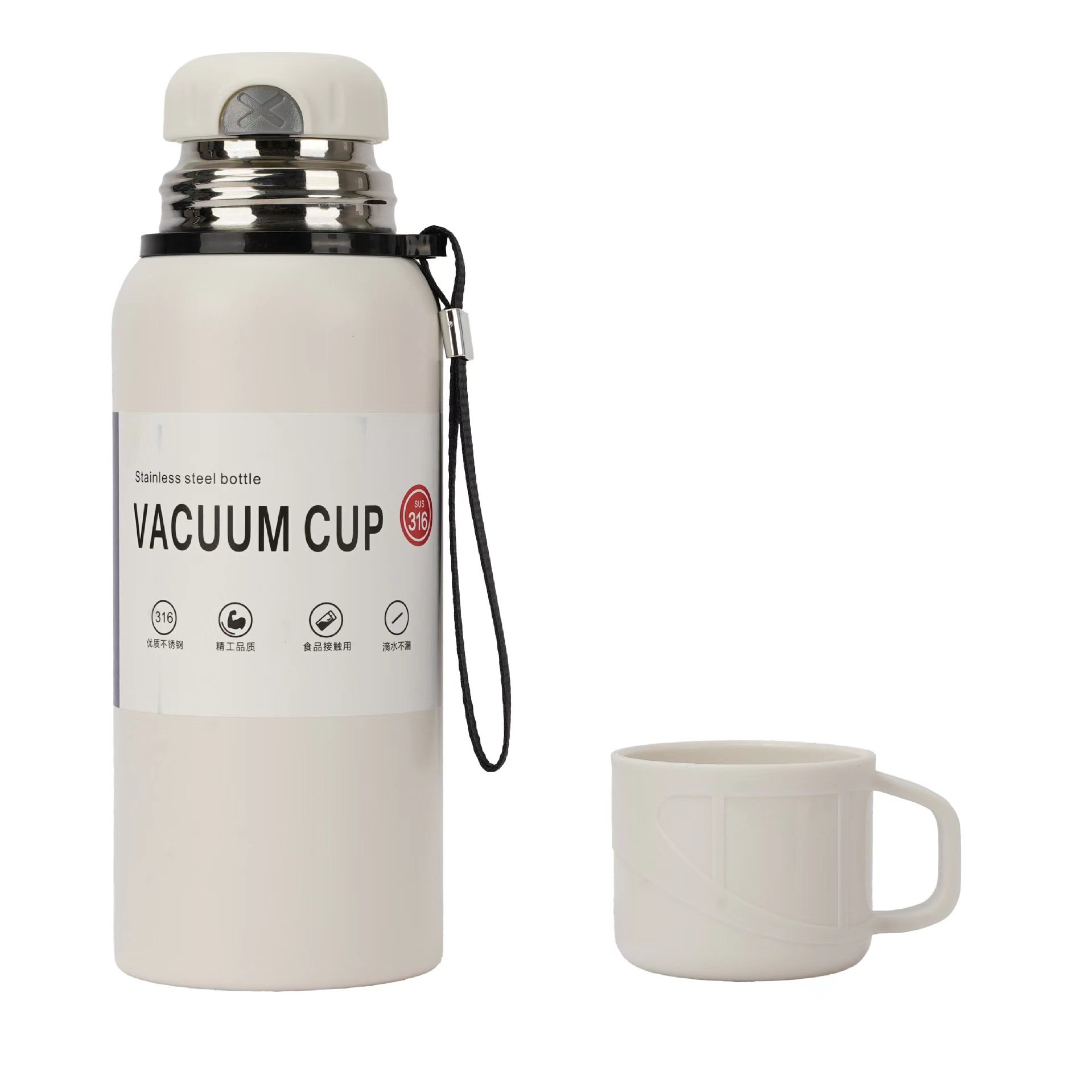 Stainless Steel Thermo Bottle Portable Large Capacity Insulated Water Bottle Thermo Outdoor Sports Water Vacuum Flask
