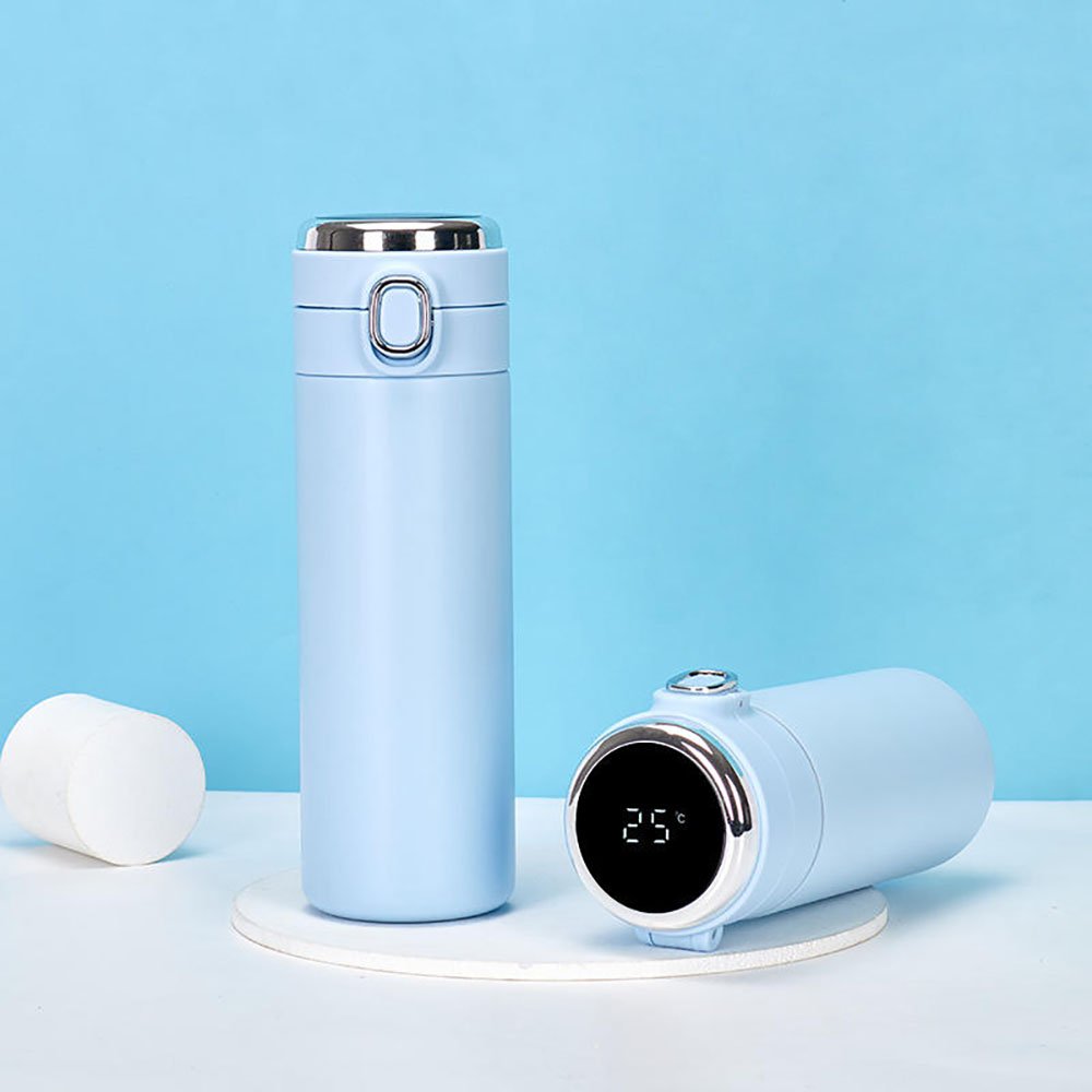 custom logo smart water bottle led temperature display vacuum flask smart thermo