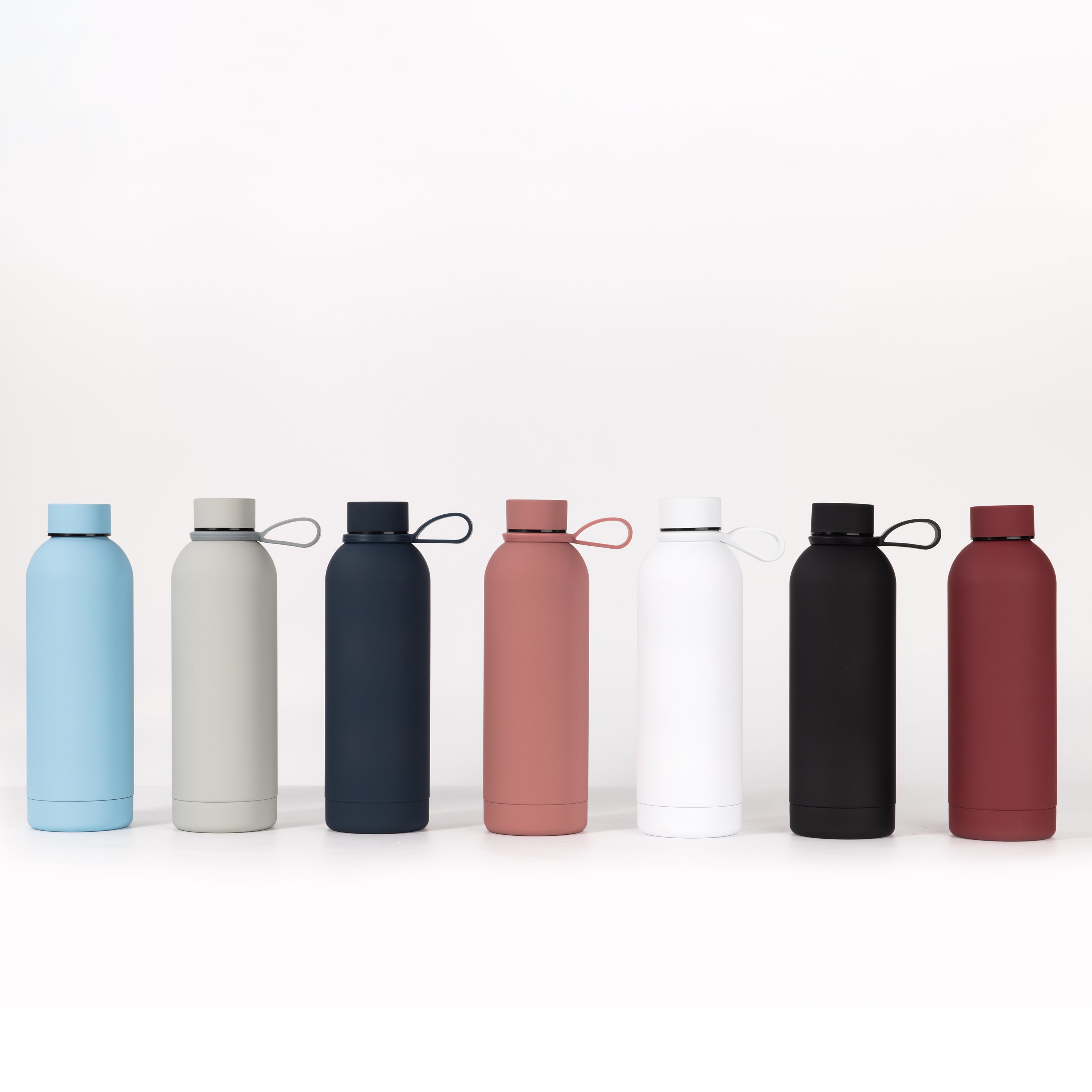 500ml 750ml 1000ml Termo aislado de doble pared Botella de agua de acero inoxidable
