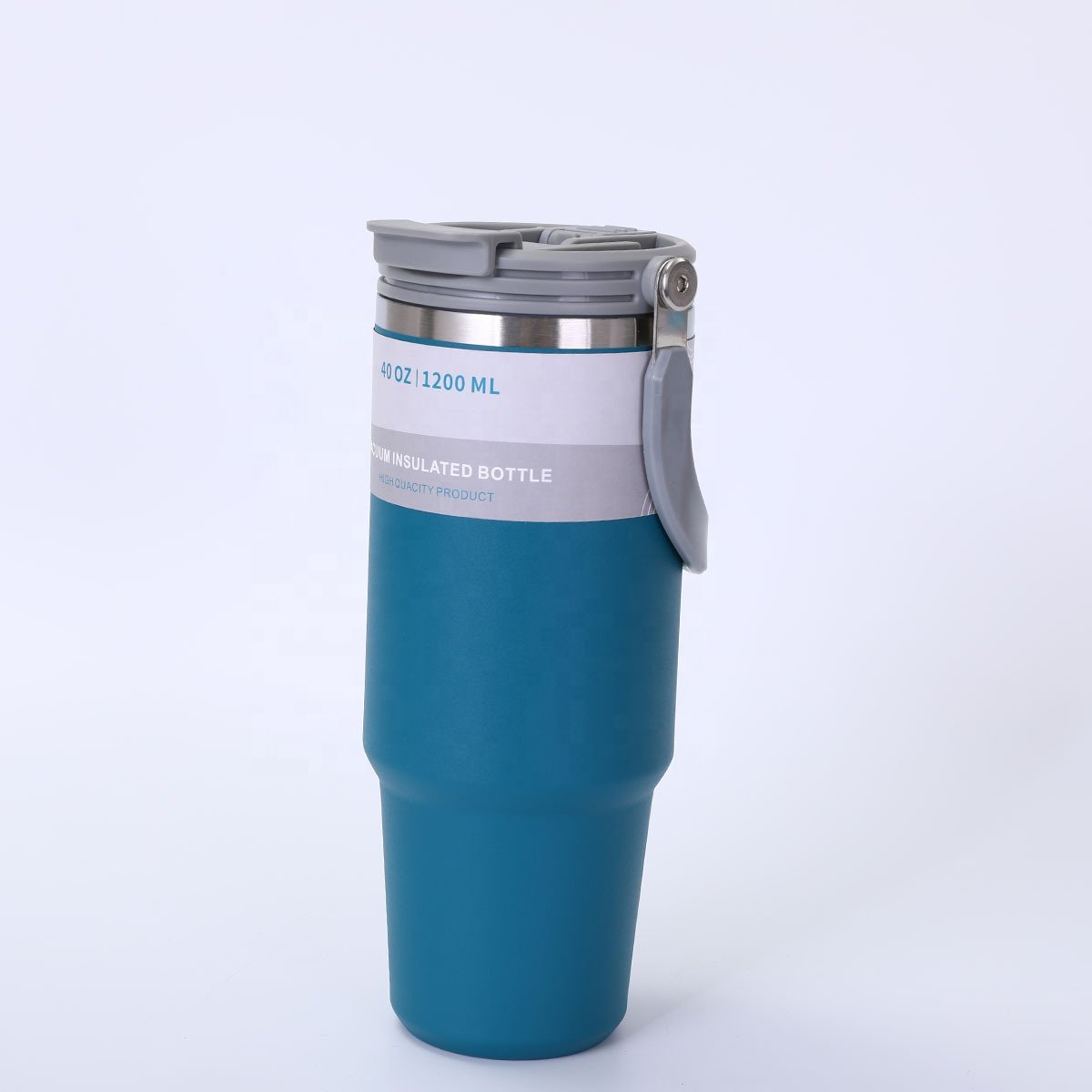 30oz stainless steel insulated coffee mugs vacuum flask car cup termos water bottle with handle and straw OEM
