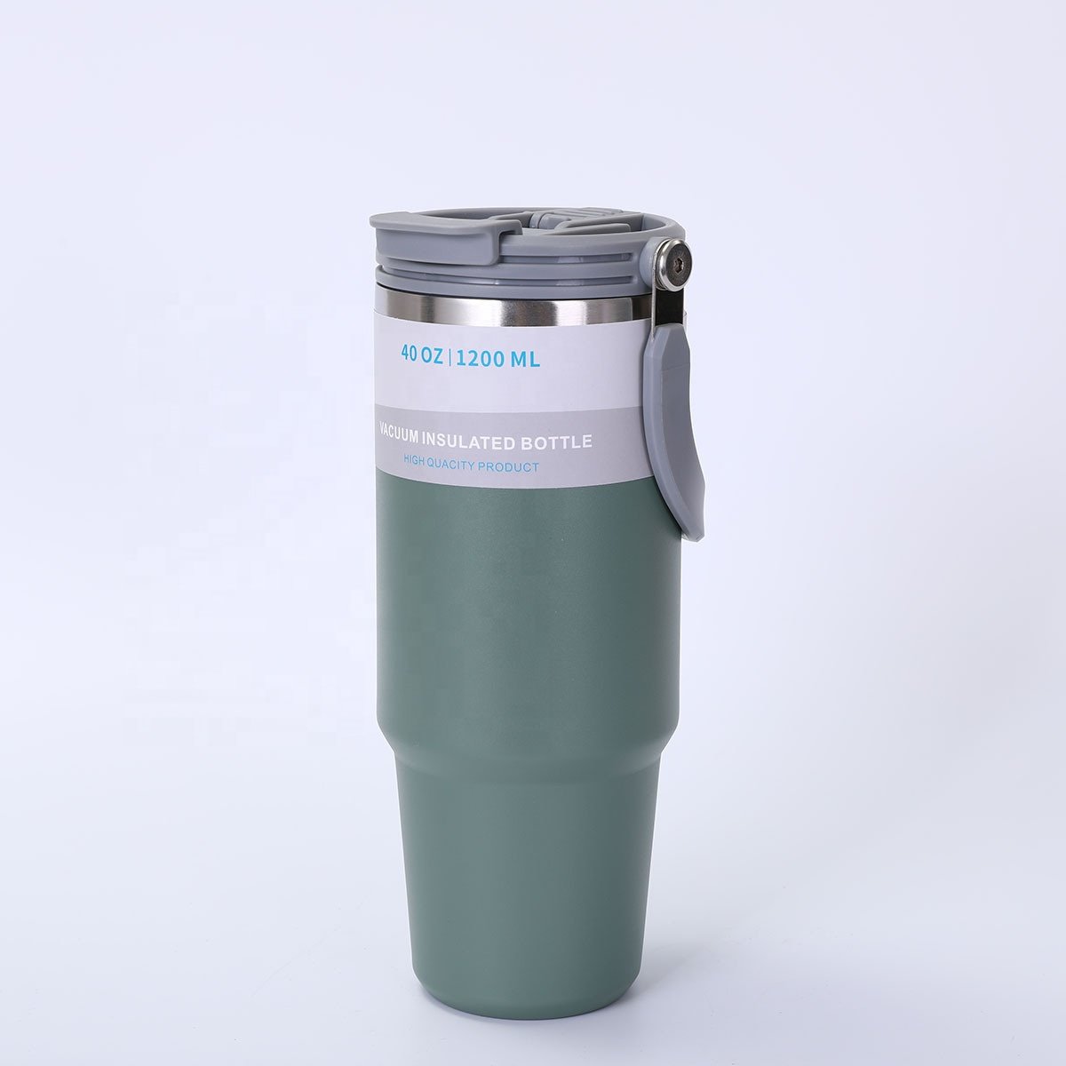 30oz stainless steel insulated coffee mugs vacuum flask car cup termos water bottle with handle and straw OEM