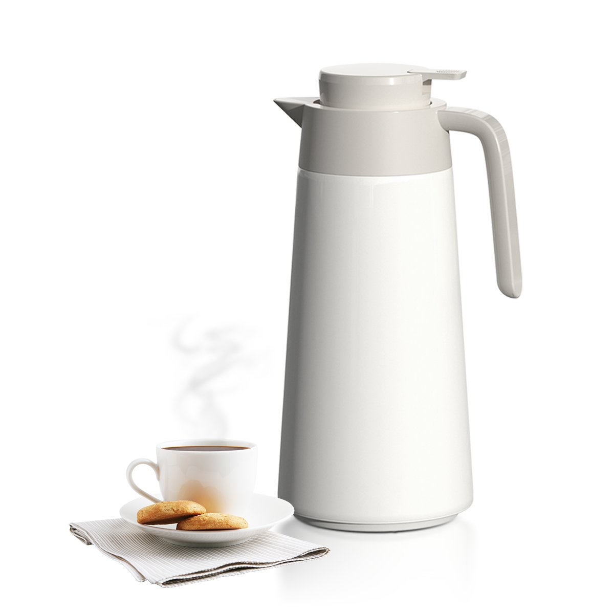 Thermal Coffee Carafe Double Walled Vacuum Thermos Vacuum Flask Coffee Pot Stainless Steel Metal Pot