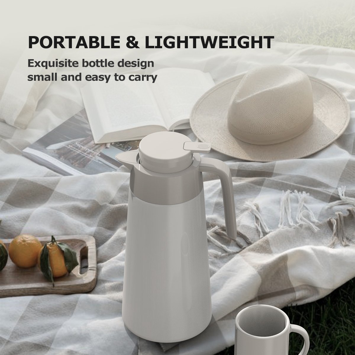 Thermal Coffee Carafe Double Walled Vacuum Thermos Vacuum Flask Coffee Pot Stainless Steel Metal Pot
