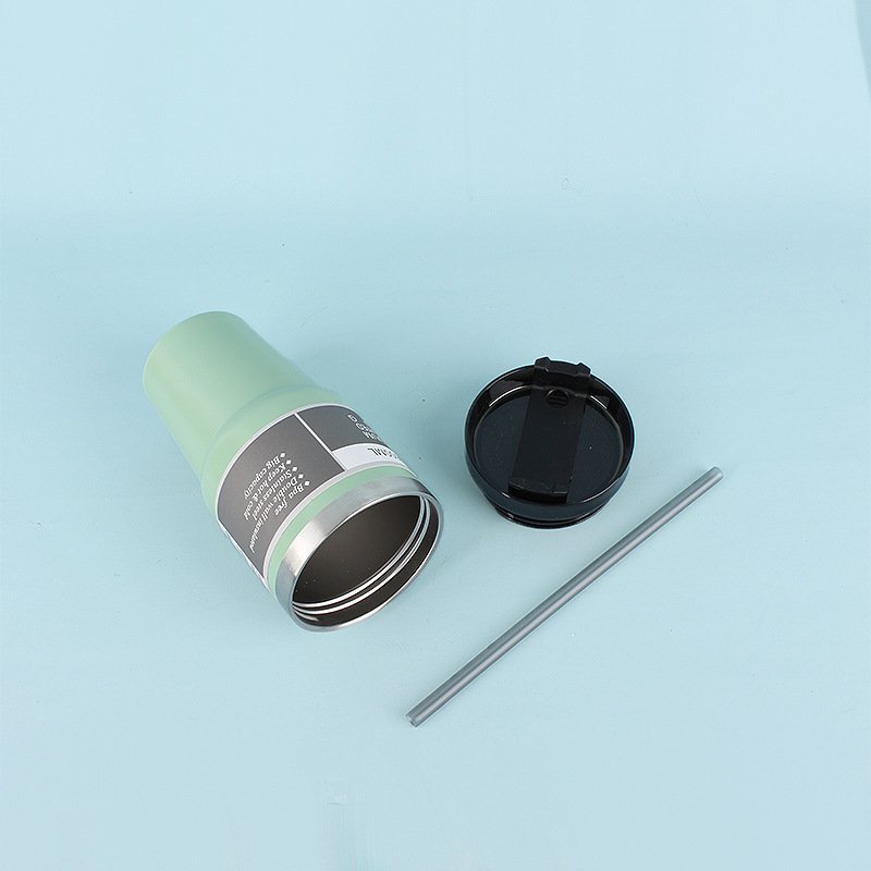 20 oz Double Layer 304 Stainless Steel Car Mug Portable Thermos Coffee Mug Dual-Wall Insulated Drinkware