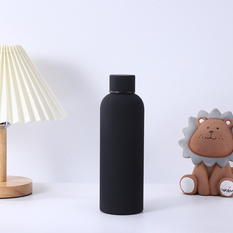 Custom logo 500/750/1000ml thermal vacuum gym double wall insulated drink water bottle stainless steel with logo for gym