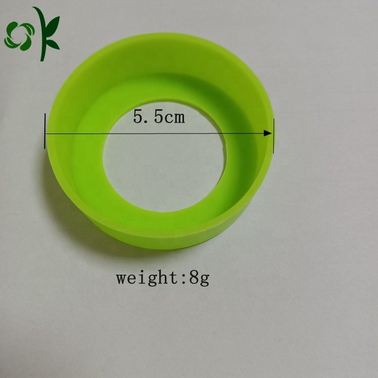 OKSILICONE Protective Bottle Sleeve Anti-slip Drinks Boots Water Bottle Bottom Cover Heat Resistant Silicone Minimalist Unisex