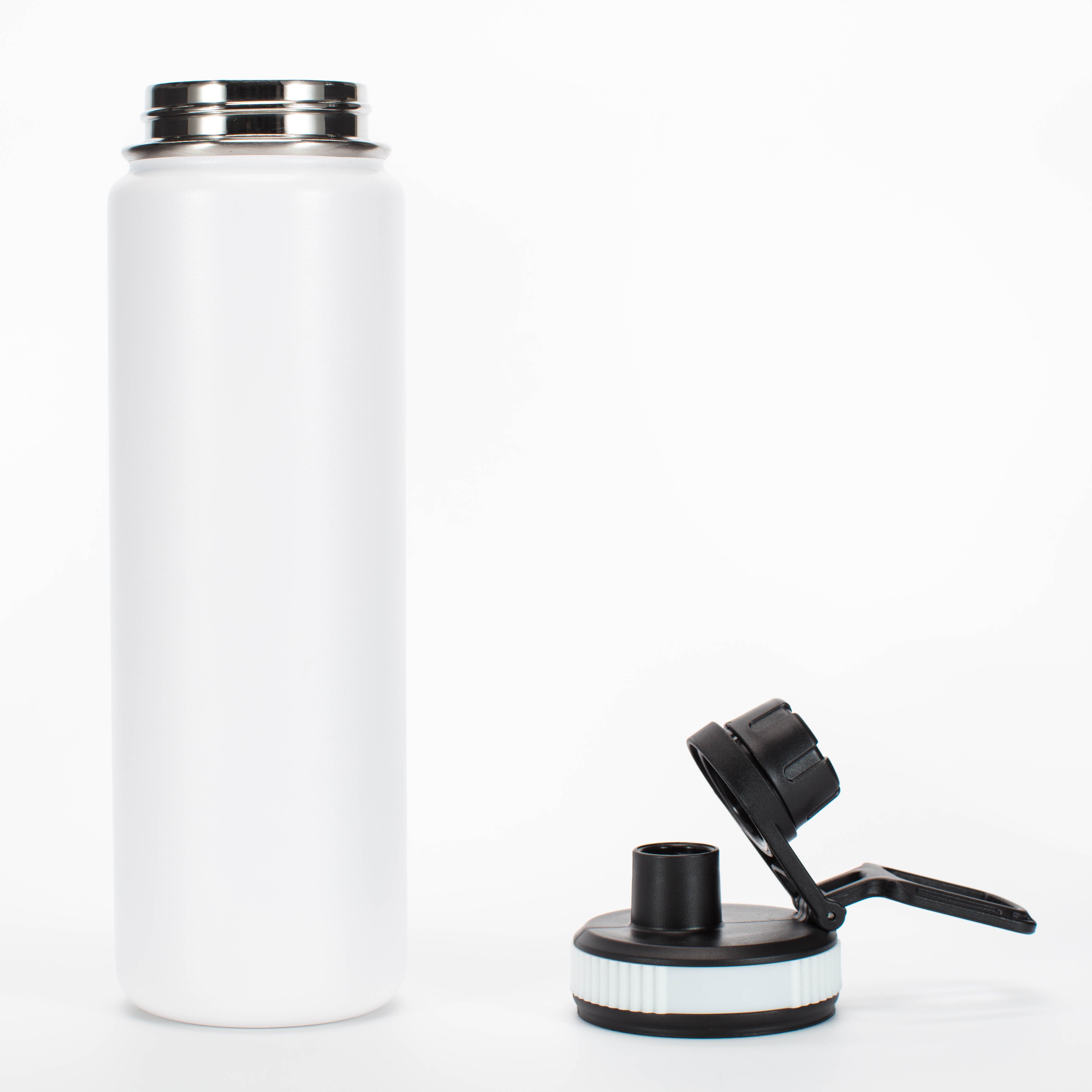 Professional Manufacturer Double Wall Insulated Vacuum Water Bottle 32oz Custom Logo Wide Mouth Water Bottle with Spout Lid