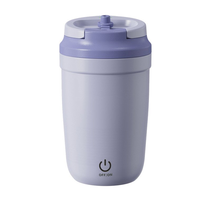 Personalized USB Leakproof Travel Portable Smart Automatic Magnetic Self Stirring Mixing Double Wall Insulated Coffee Cup Mug