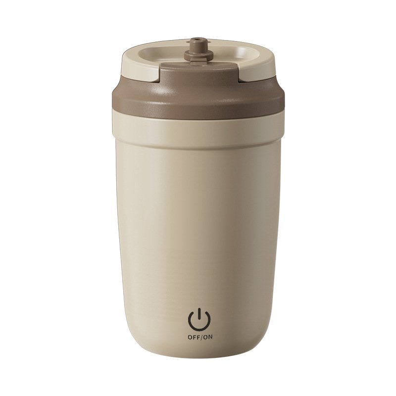 Personalized USB Leakproof Travel Portable Smart Automatic Magnetic Self Stirring Mixing Double Wall Insulated Coffee Cup Mug