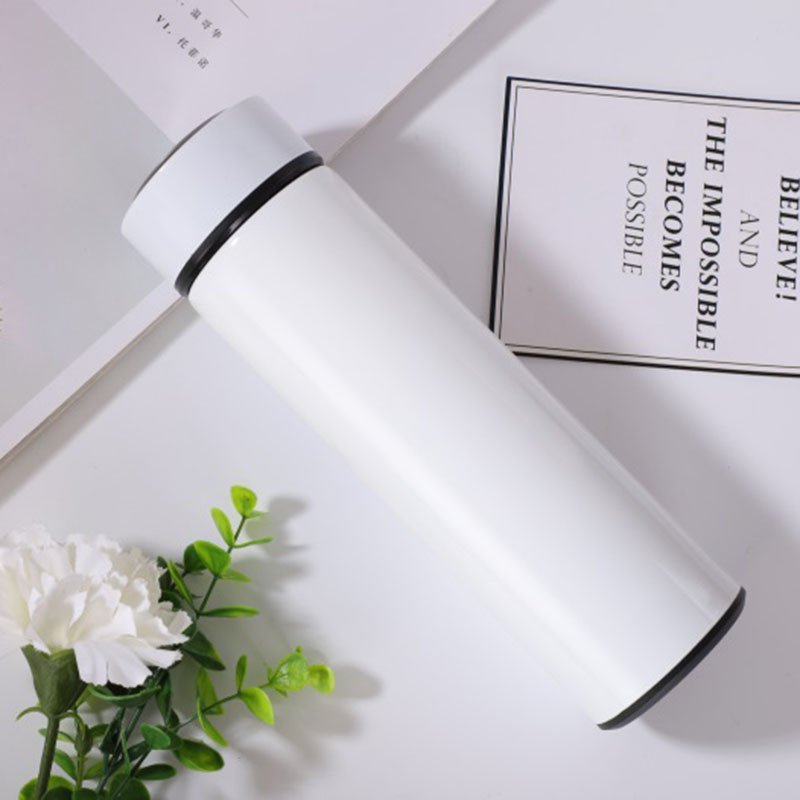 Creative intelligent Thermos Cup 304 stainless steel smart water bottle insulation straight vacuum cup