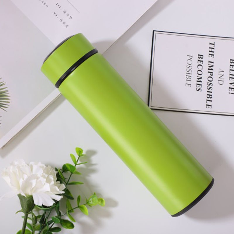 Creative intelligent Thermos Cup 304 stainless steel smart water bottle insulation straight vacuum cup
