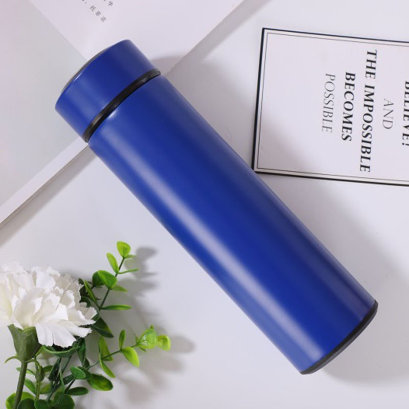 Creative intelligent Thermos Cup 304 stainless steel smart water bottle insulation straight vacuum cup