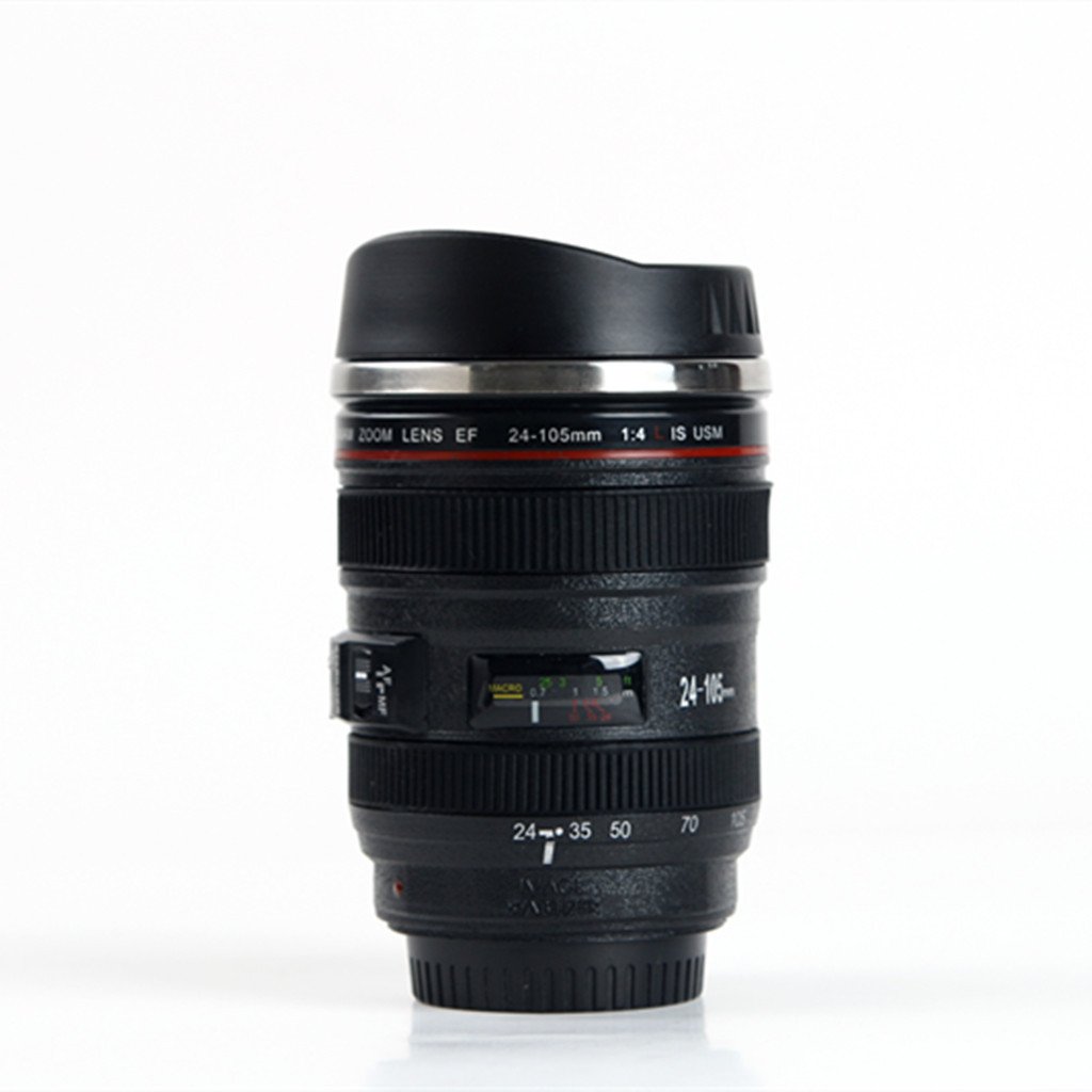 Factory wholesale 24-105 five generation SLR camera lens coffee cup can print advertising