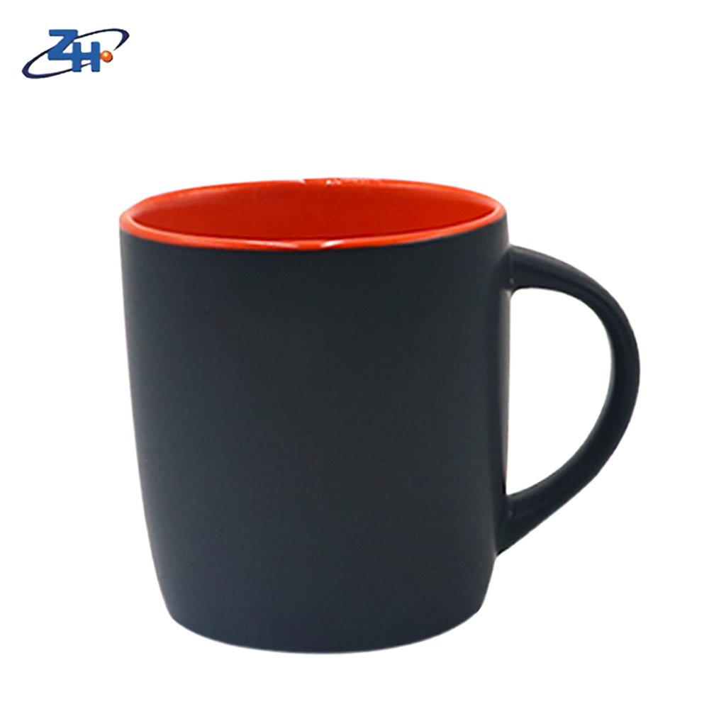 Matte Black Ceramic Mug Customized Giveaways Milk Mugs Contemporary Good for Sale Reusable Promotional Custom Printed Plain