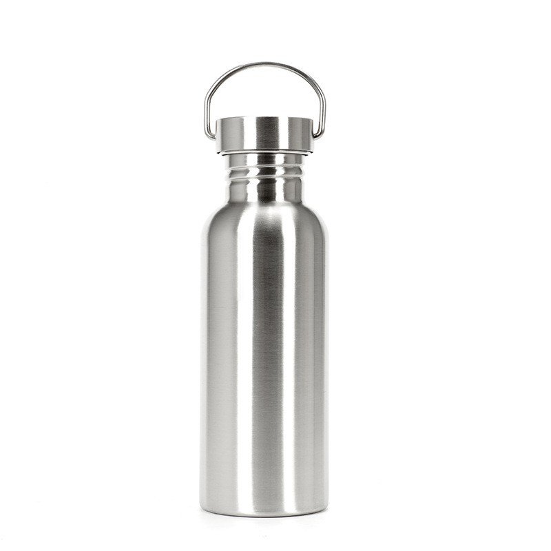 500 ml 750 ml 1000 ml wide mouth single wall stainless steel sport water bottle with stainless steel lid