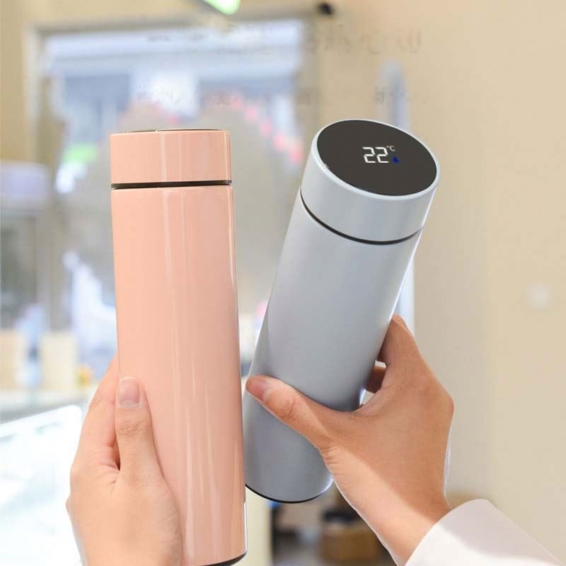 500ml Gift Cup Smart Thermos Cup Intelligent LED Vacuum temperature Display Stainless Steel Vacuum Flask
