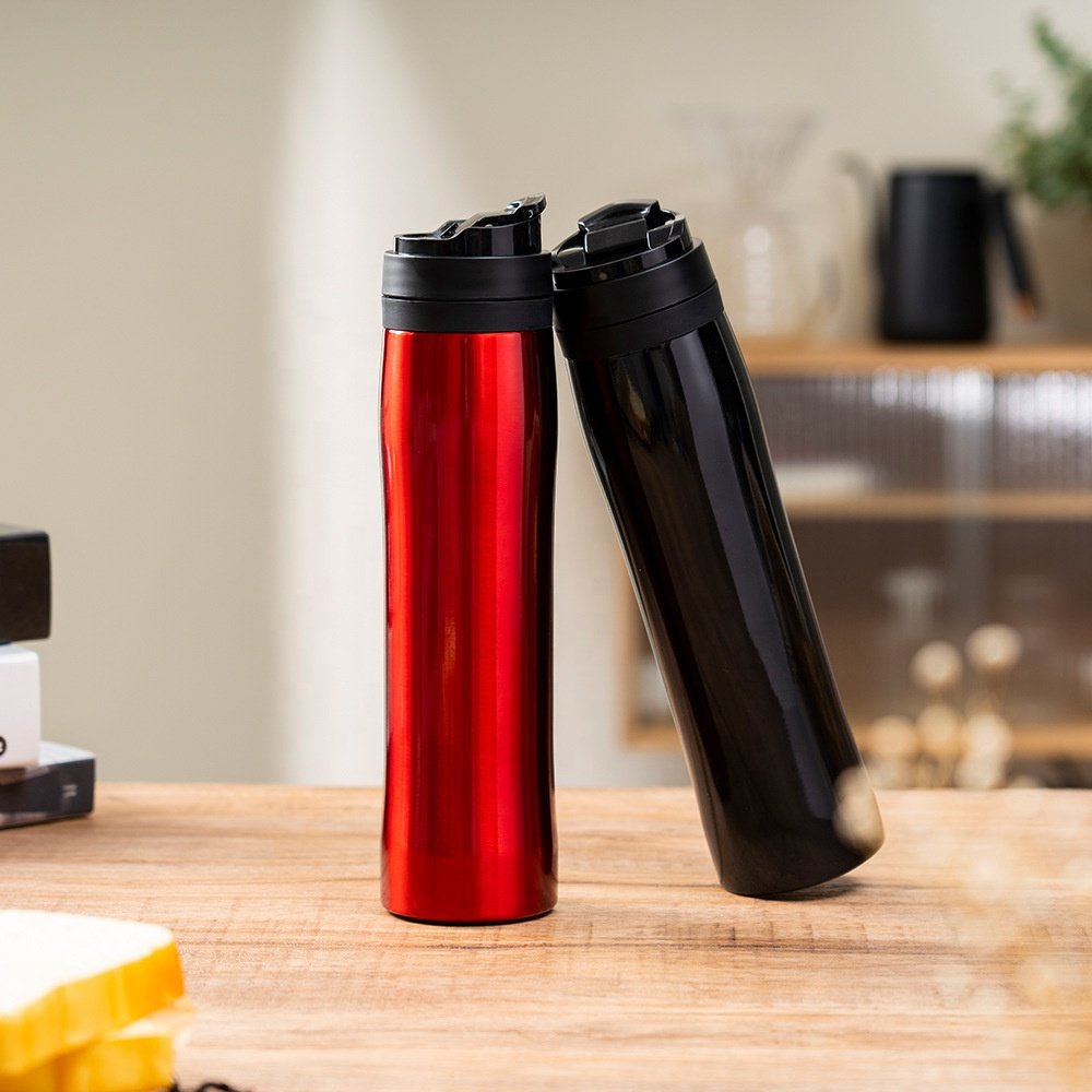High quality custom stainless steel heated french press coffee mugs french press coffee maker
