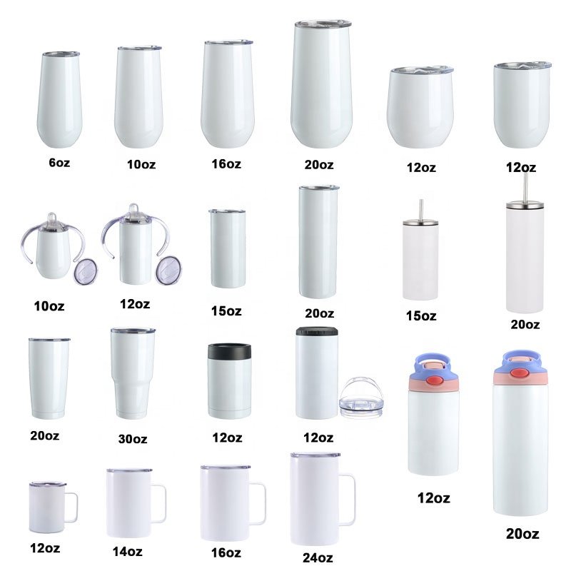Wholesale In stock 10 Pack Kids Sublimation Tumbler Water Bottle Blanks