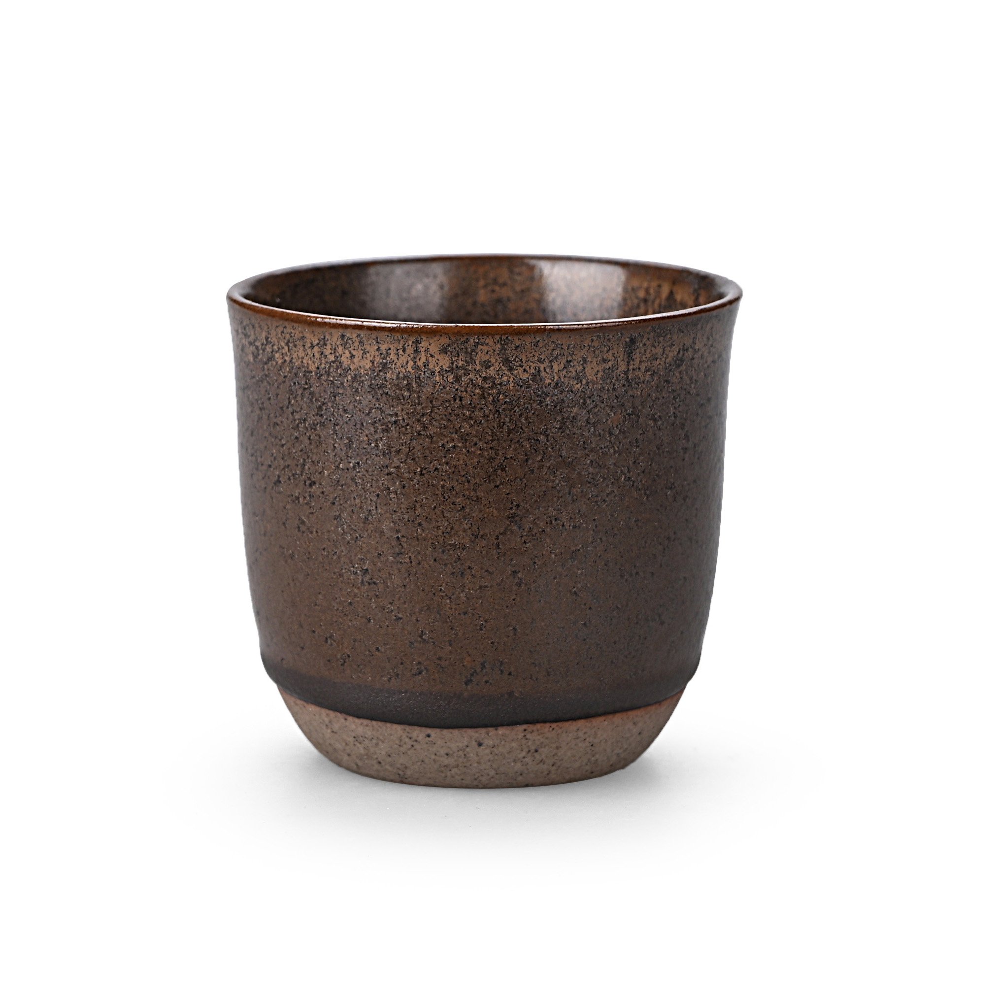 flaky texture customized glaze 80 ml mini cup ceramic luxury tea coffee small mug