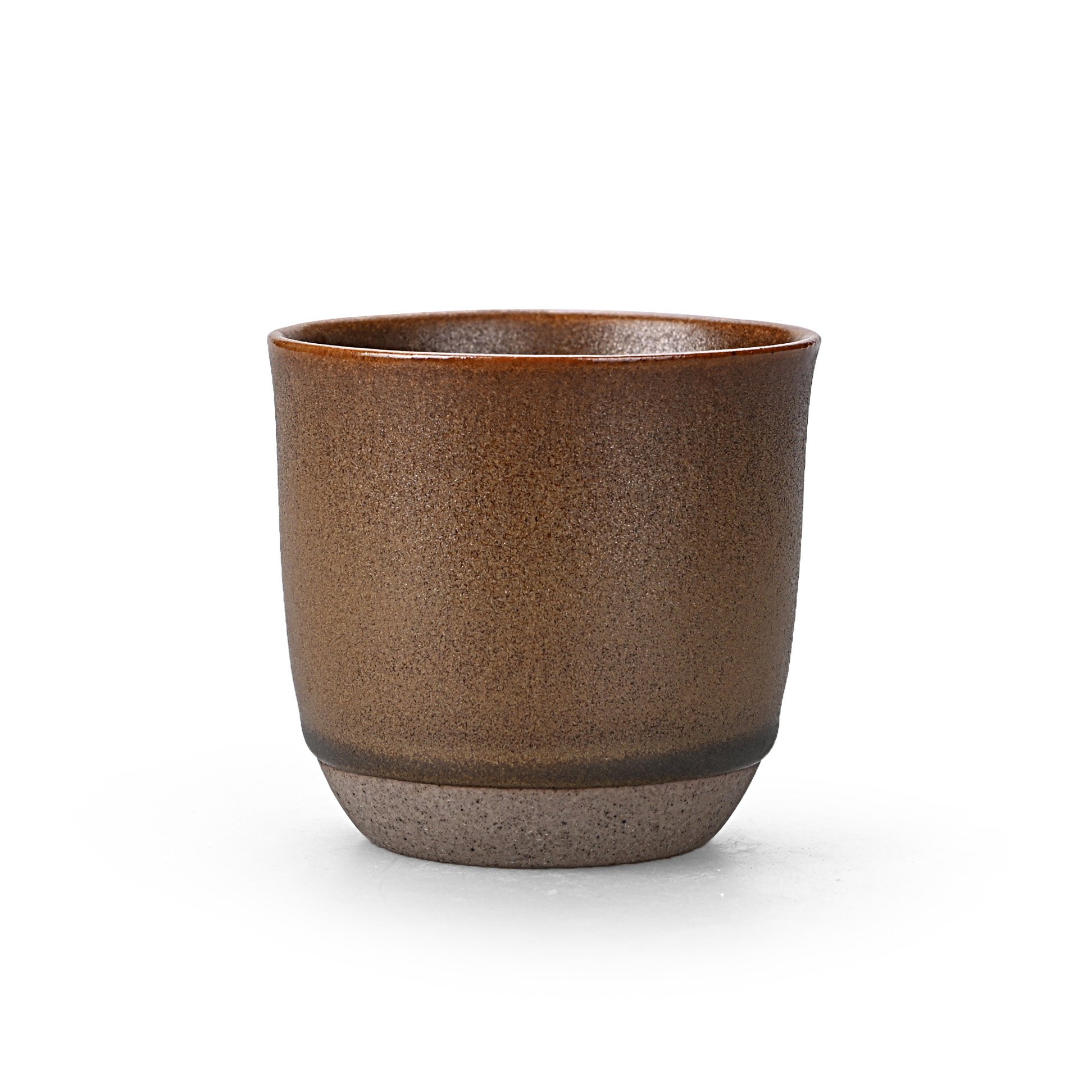 flaky texture customized glaze 80 ml mini cup ceramic luxury tea coffee small mug