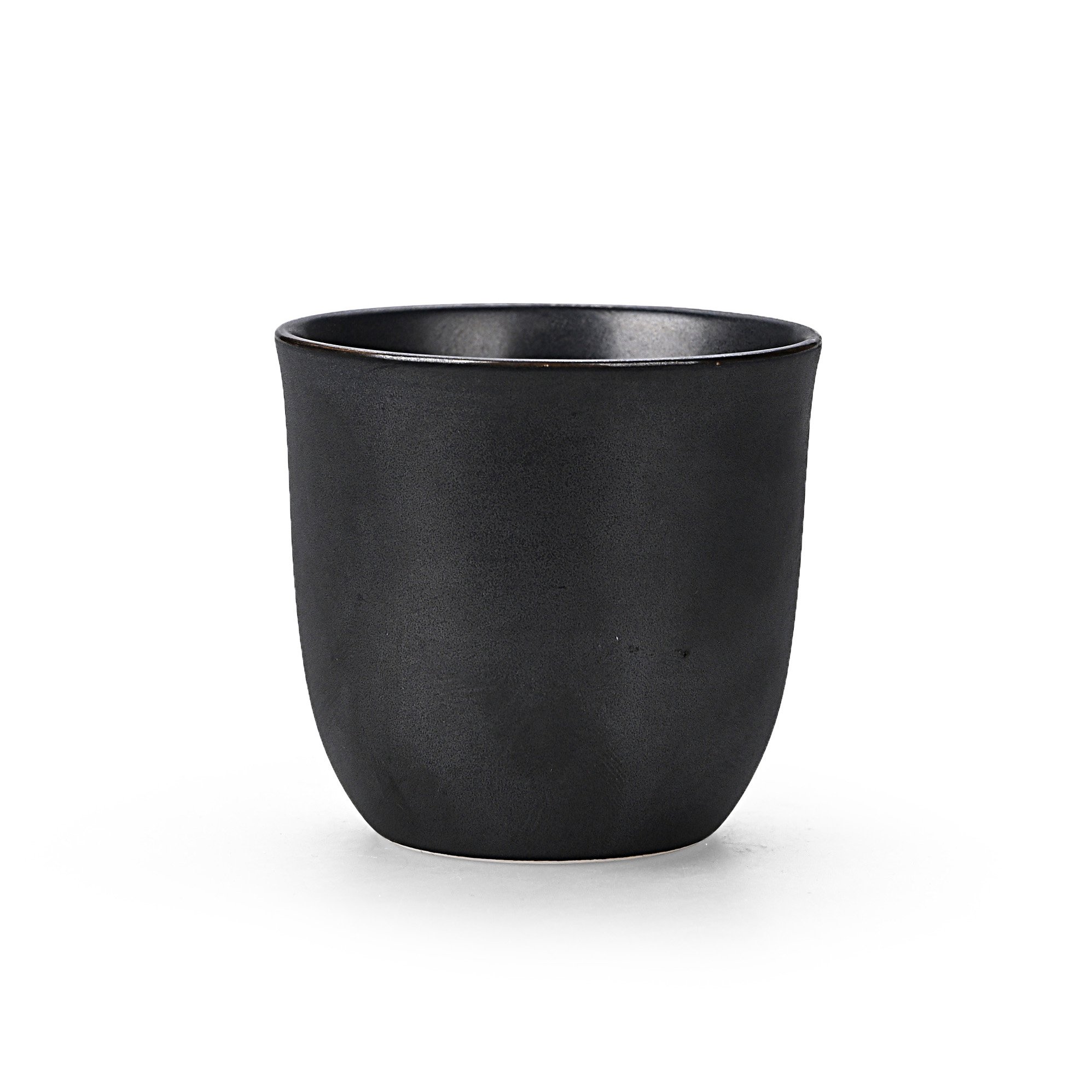 flaky texture customized glaze 80 ml mini cup ceramic luxury tea coffee small mug