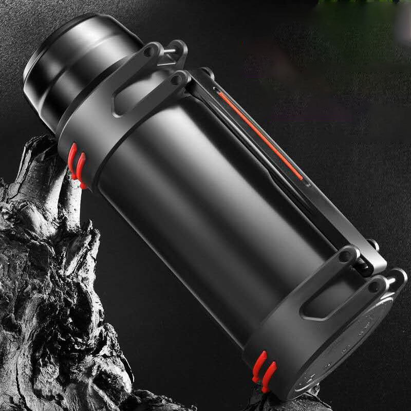 Robben Insulated 2L Stainless Steel Camping Outdoor Sports Household Hot Tea Water Kettle Thermos Vacuum Flask