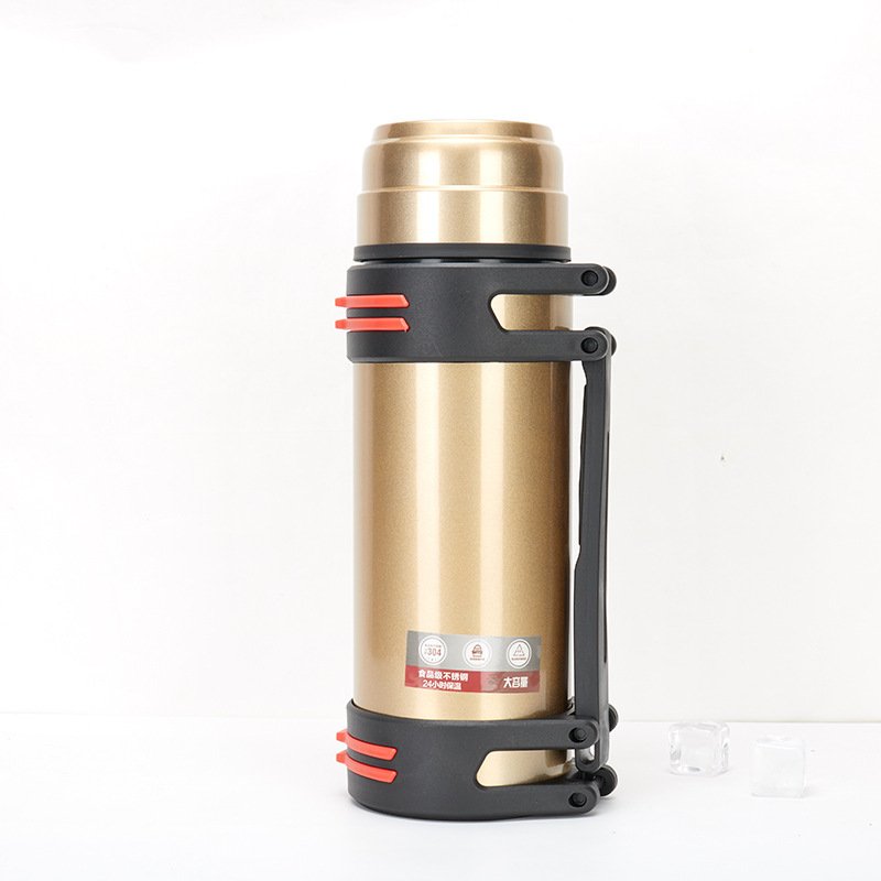 Robben Insulated 2L Stainless Steel Camping Outdoor Sports Household Hot Tea Water Kettle Thermos Vacuum Flask