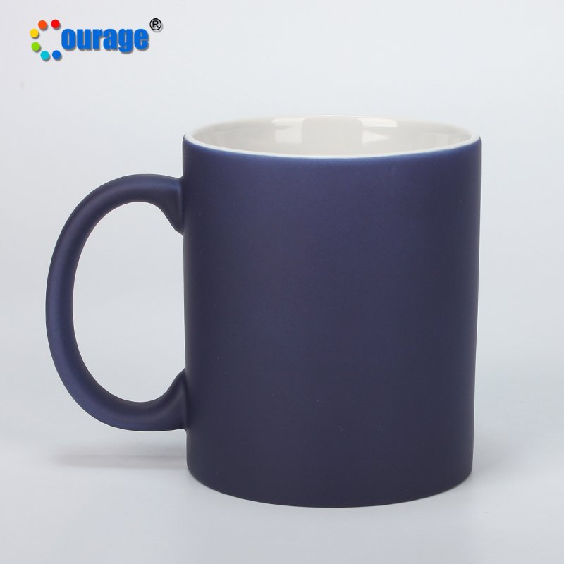 11OZ Sublimation heat transfer printing design color changing magic mug