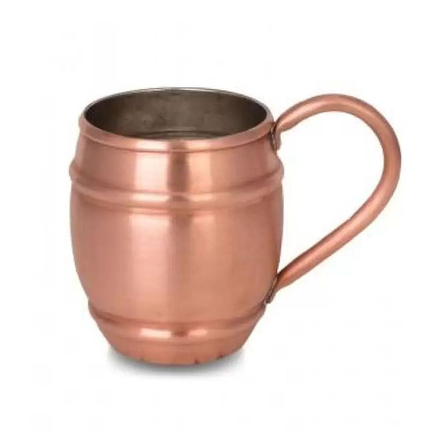 Authentic Design Turkish Copper Mug Grande Hammered Glass Mug NICKEL Color Durable and Long Lasting Traditional