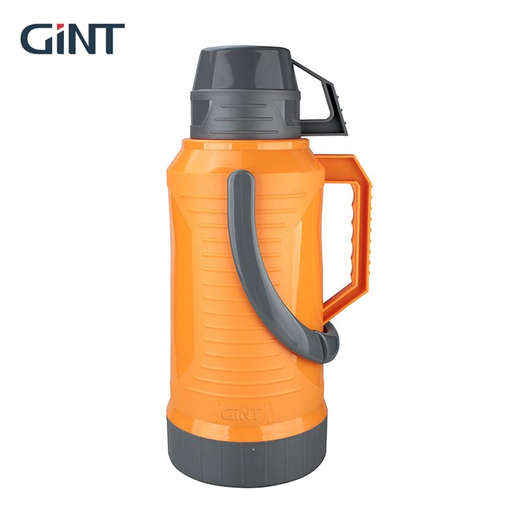 Wholesale 1.9L custom printed vacuum flask insulated thermos with double lid