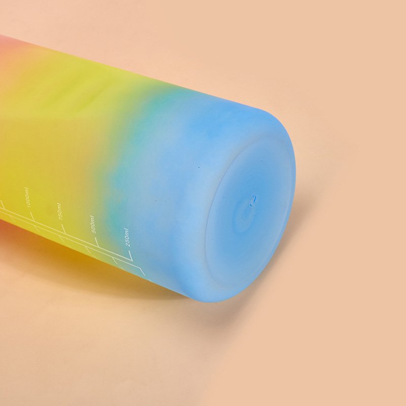 Sports Water Bottle 3pcs/set Motivational Water Bottle For Male Female Set 2000ml 900ml 280ml Portable Reusable Summer Cups